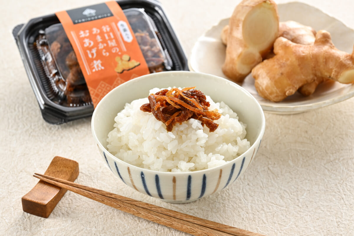 谷口屋の、あまからおあげ煮　生姜入り　45g