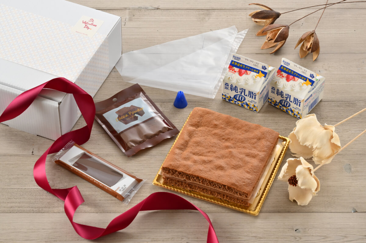 【バレンタイン】手づくりケーキキット（ココア）